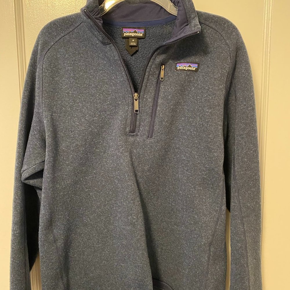 Patagonia Blue Quarter Zip